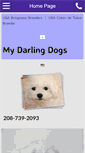 Mobile Screenshot of mydarlingdogs.com